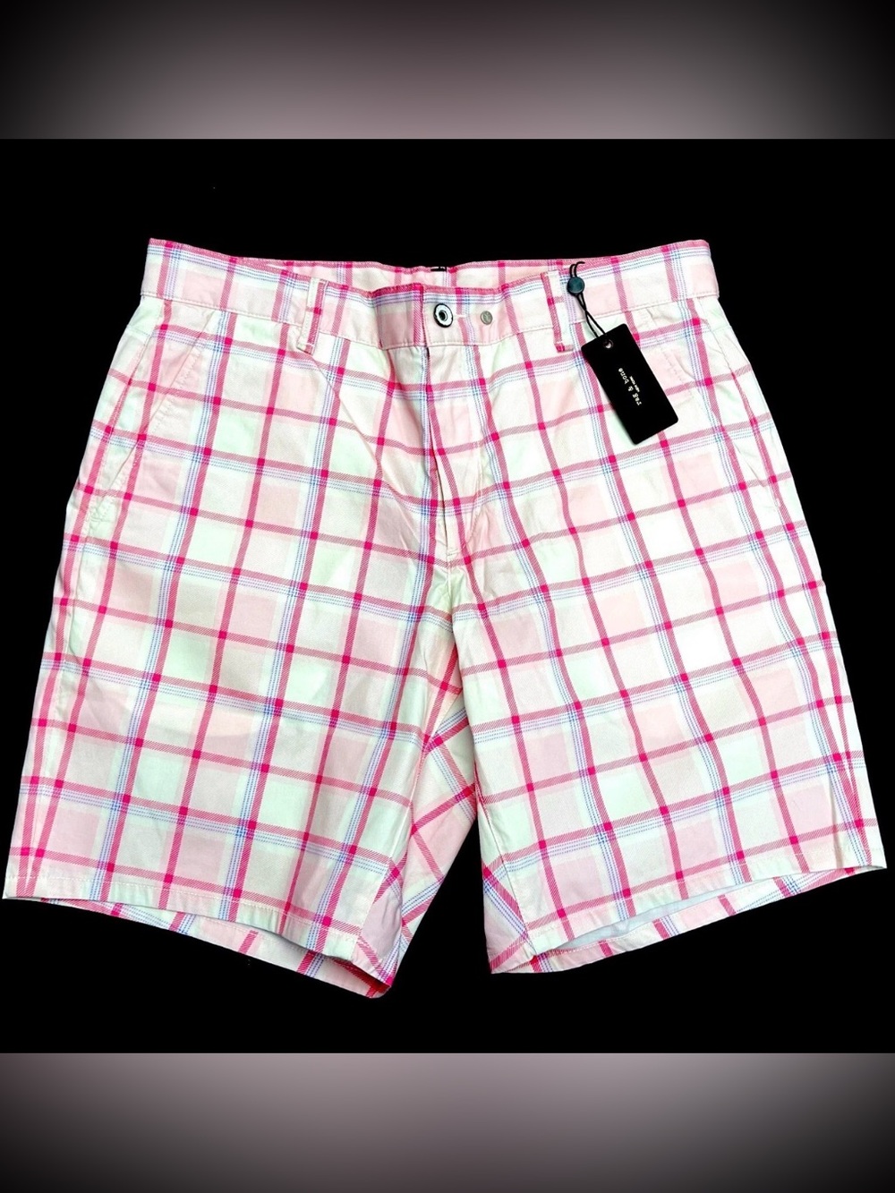 rag & bone 8'' Perry Printed Paperweight Chino Short Size 28 $225
